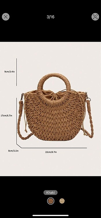 Hasır çanta - Görsel 6