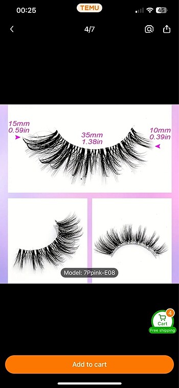 Takma kirpik şeffaf bantlı - Görsel 2