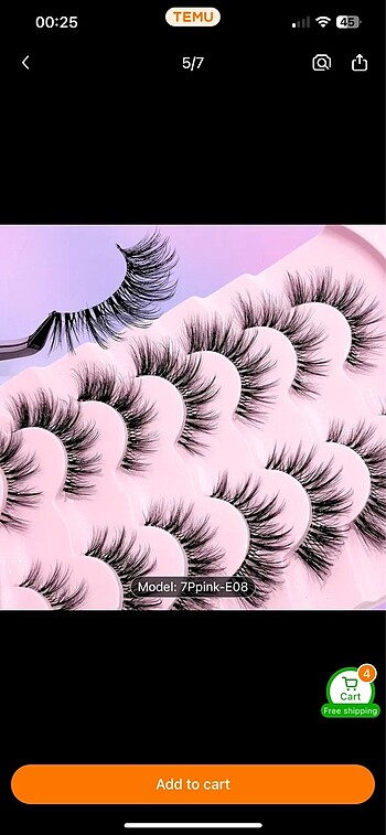 Takma kirpik şeffaf bantlı - Görsel 3