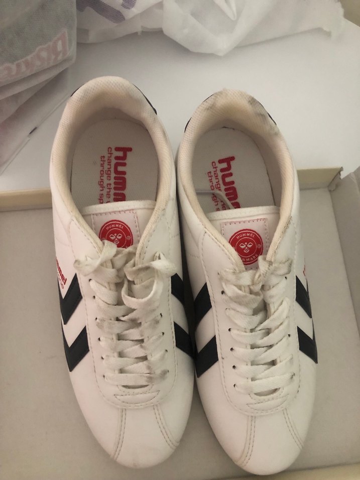 Hummel Beyaz Spor Ayakkabı - Görsel 3