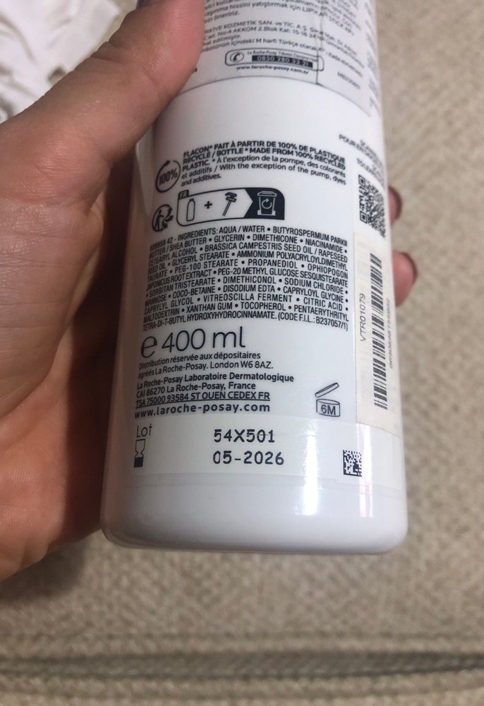 La Roche-Posay Lipikar Baume AP+M 400 ml - Görsel 2