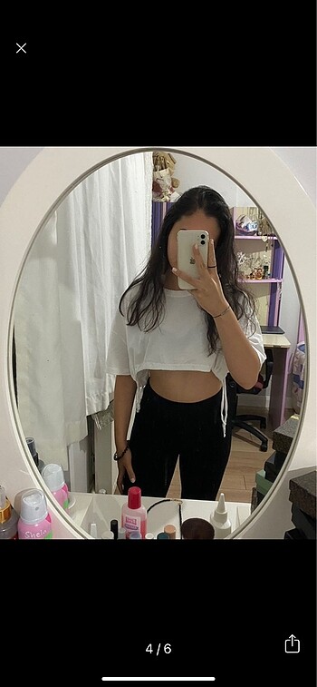 s Beden beyaz Renk Yarasa kol crop