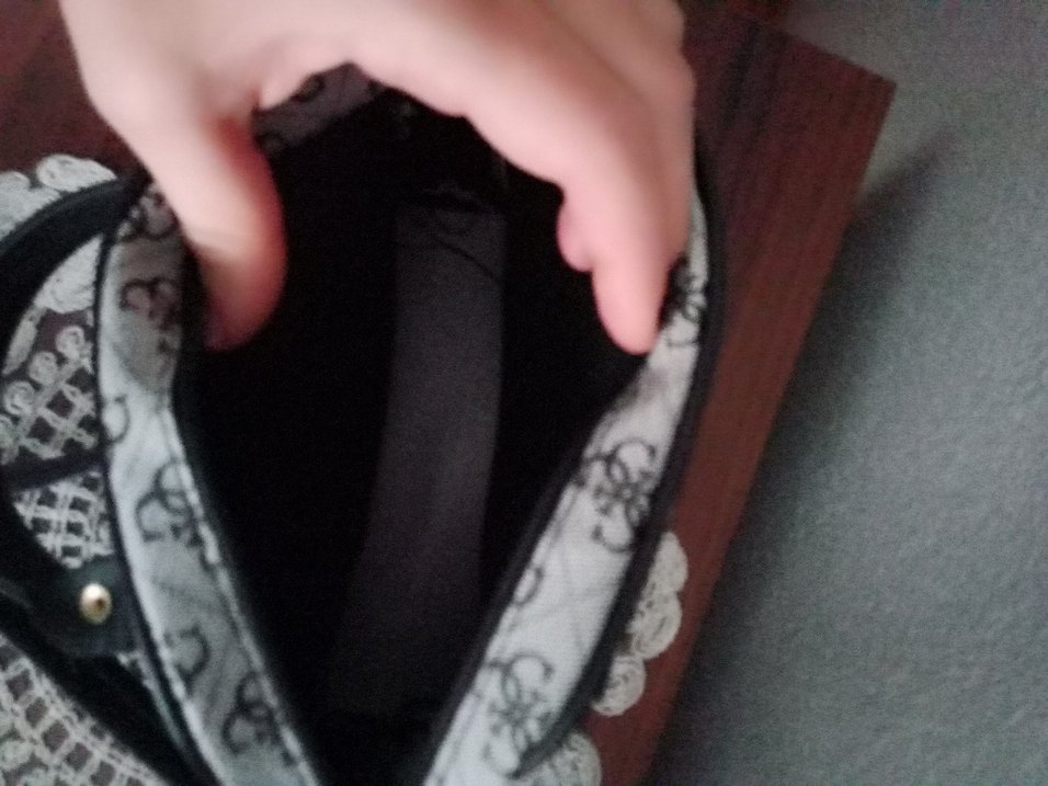 Gri Desenli Kadın Çanta - Görsel 4