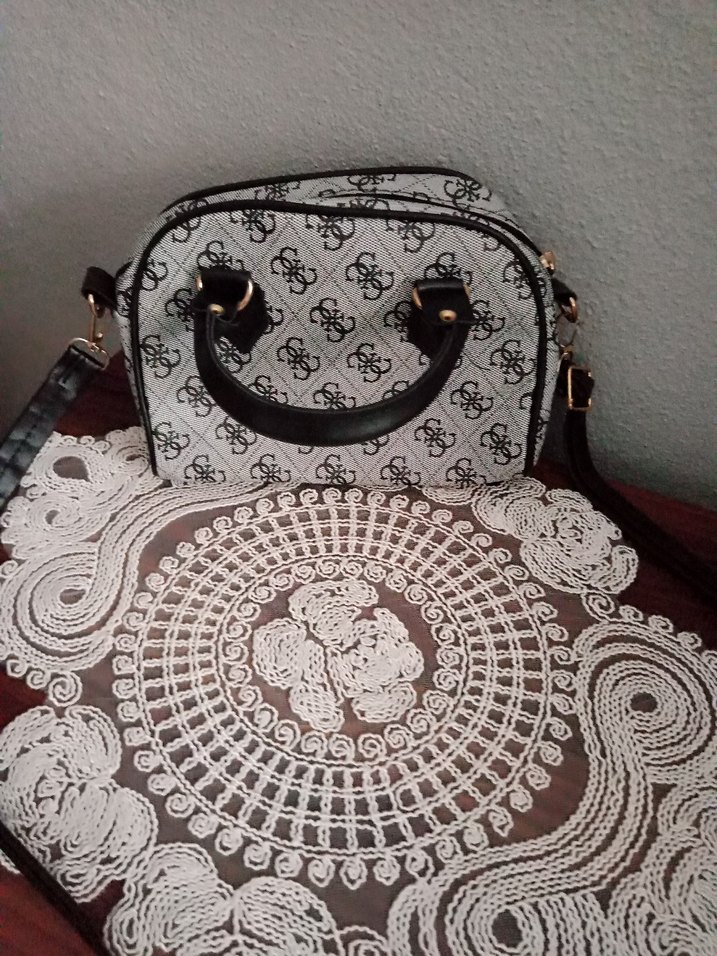 Gri Desenli Kadın Çanta - Görsel 3