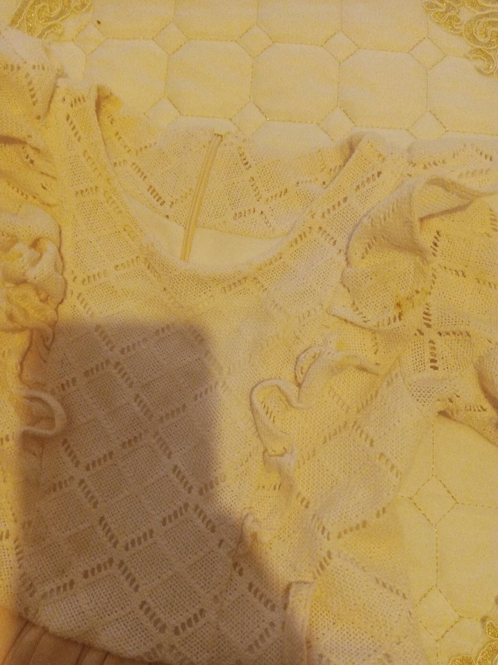 Kız Çocuk Bej Pilili Bohem Elbise - Görsel 3