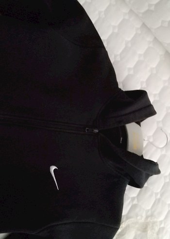 Nike Siyah Kapüşonlu Fermuarlı Erkek Sweatshirt - Görsel 4