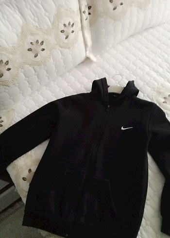Nike Siyah Kapüşonlu Fermuarlı Erkek Sweatshirt - Görsel 3