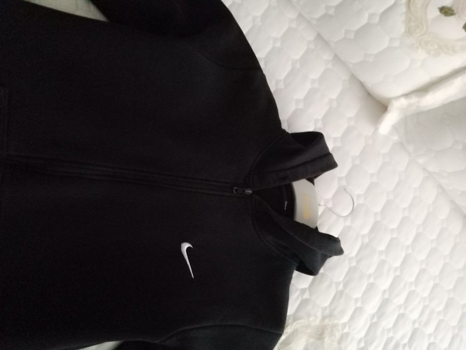 Nike Siyah Kapüşonlu Fermuarlı Erkek Sweatshirt - Görsel 4