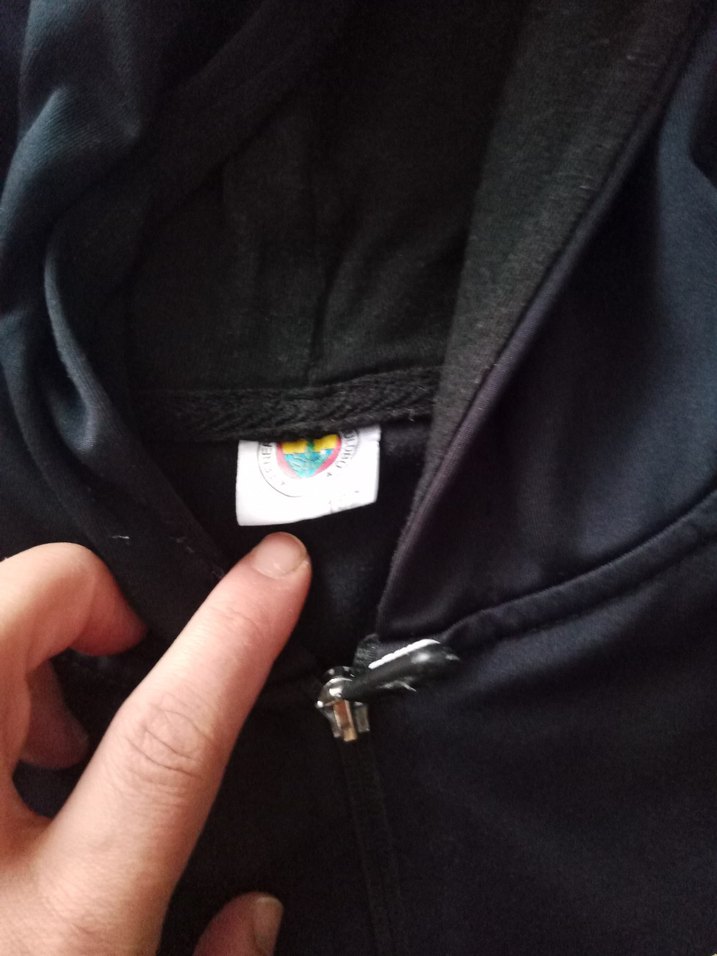 Siyah Kapüşonlu Erkek Çocuk Sweatshirt - Görsel 3