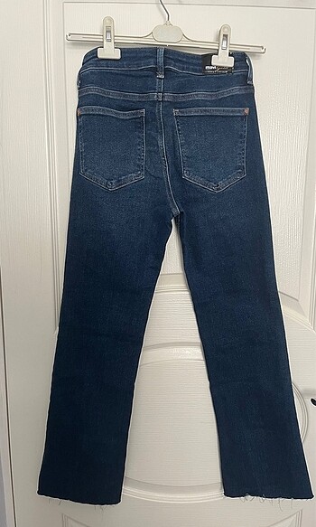 26 Beden Mavi Gold flare jean