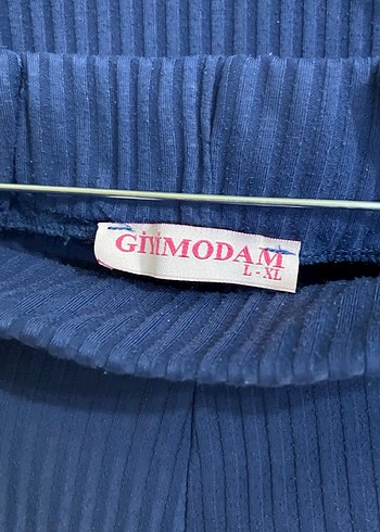 Mavi V Yaka Hamile ve Emzirme Pijama Takımı - Görsel 2