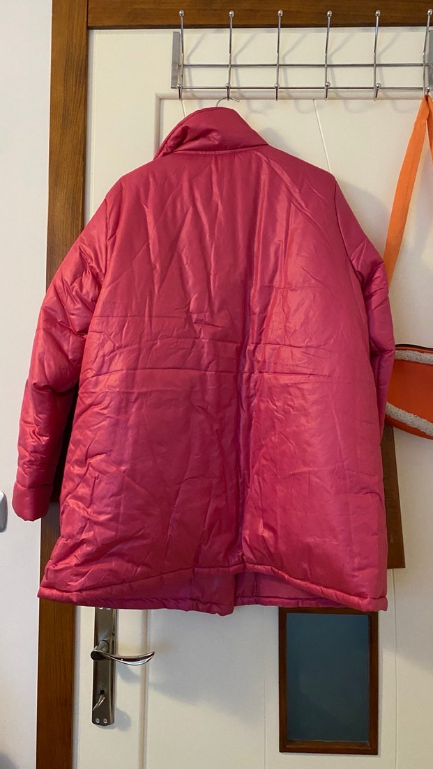 Pembe Kadın Midi Ceket - Görsel 4