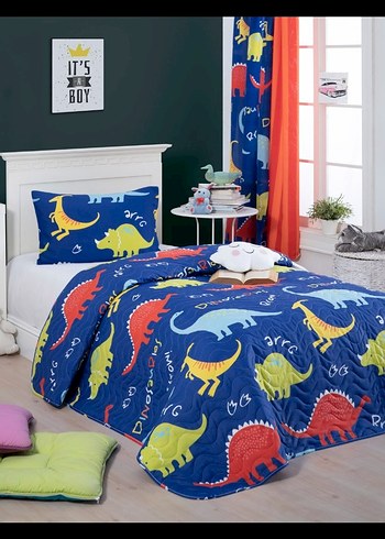 Uzay Desenli Gri Çocuk Yorganı 1300 kargobedava - Görsel 6