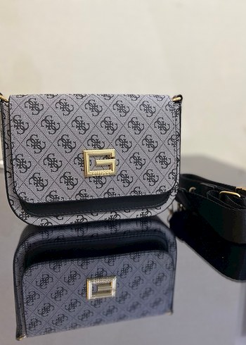 Guess Desenli Gri Kadın Çanta