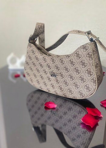 Bej Baskılı Parisian Kadın Çanta