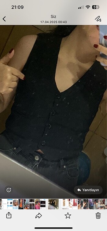 s Beden siyah Renk Koton yelek