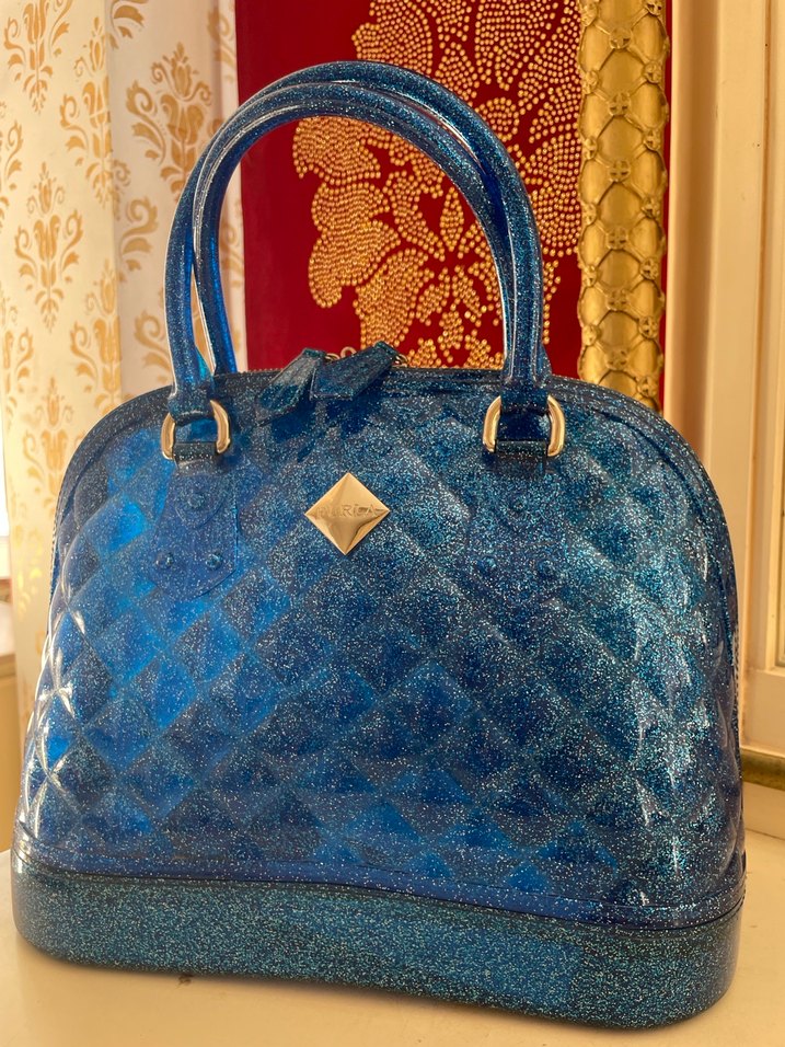 Parlak Mavi Desenli Kadın Çantası - Görsel 2