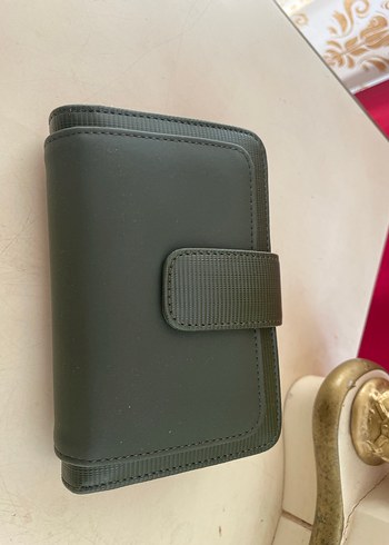 Yeşil Deri Fermuarlı Kadın Cüzdanı - Görsel 3