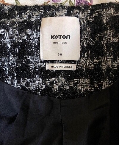 m Beden KOTON BLAZER CEKET