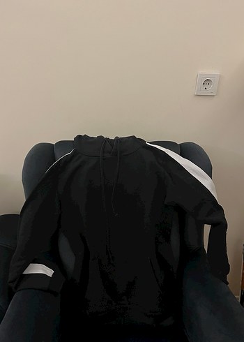 siyah sweatshirt - Görsel 6