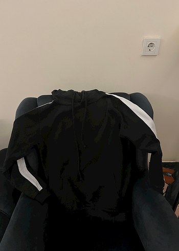 siyah sweatshirt - Görsel 4