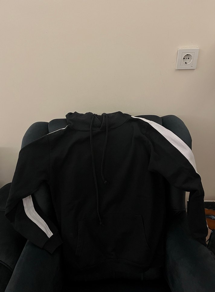 siyah sweatshirt - Görsel 2