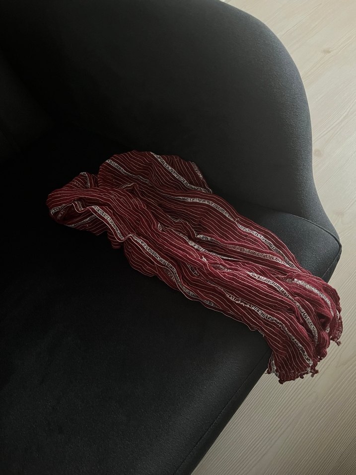 bordo fular - Görsel 3