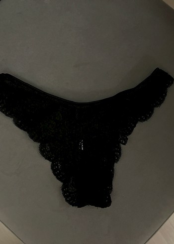 siyah dantelli kulot - Görsel 5