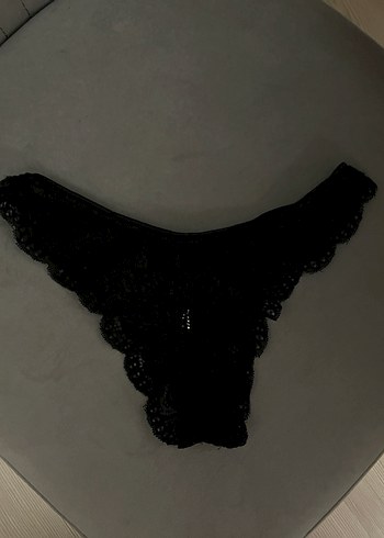siyah dantelli kulot - Görsel 6