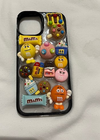 Renkli M&M's Temalı Parlak Telefon Kılıfı apple 13