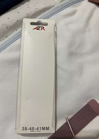 Gri ve gold Akıllı Saat Kordonu - Görsel 6