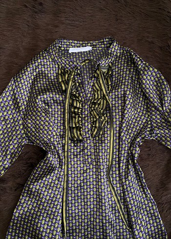 Rinascimento made in italy Vintage italyan fırfırlı gömlek