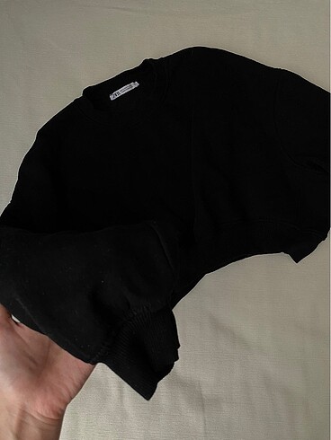 Zara crop sweatshirt