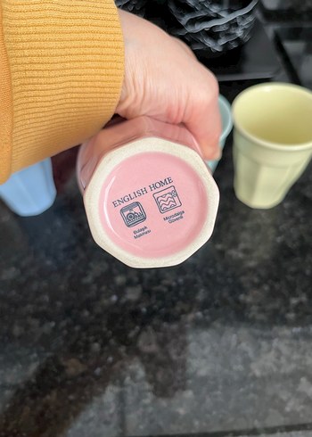 Englia homePastel Renkli Çoklu Plastik Bardak Seti - Görsel 2