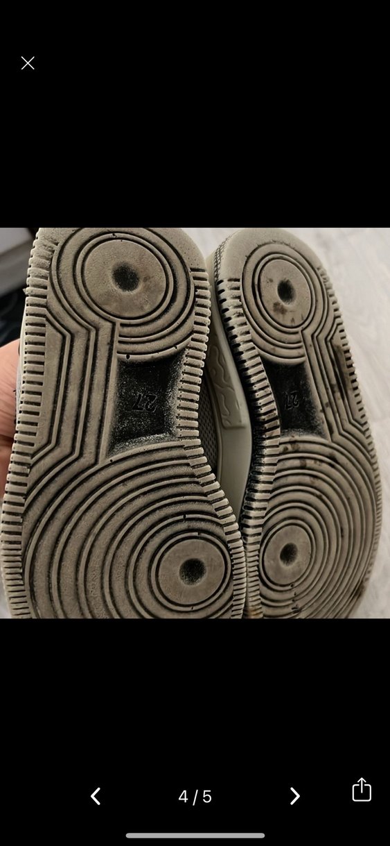 Sarı Gri Erkek Çocuk Spor Ayakkabı Velcro - Görsel 4