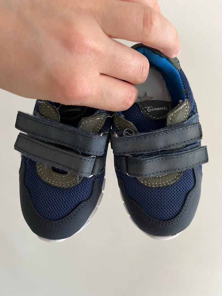 Erkek Çocuk Mavi Spor Ayakkabı Cırt Cırtlı - Görsel 2