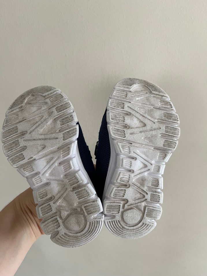 Erkek Çocuk Mavi Spor Ayakkabı Cırt Cırtlı - Görsel 3