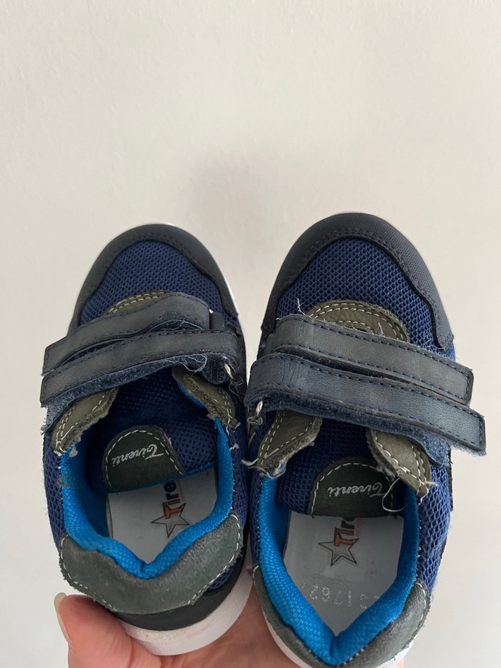 Erkek Çocuk Mavi Spor Ayakkabı Cırt Cırtlı - Görsel 4