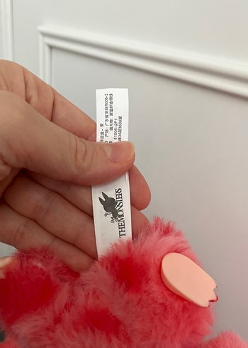 Pembe Renkli Peluş Labubu - Görsel 5