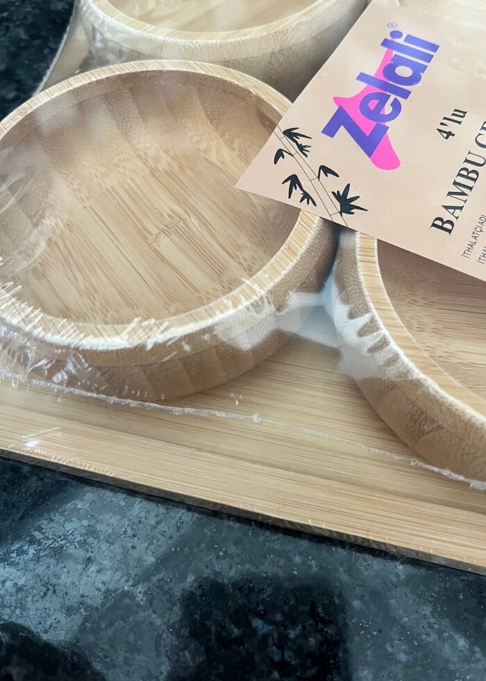 Ahşap 4 lü çerezlik - Görsel 2