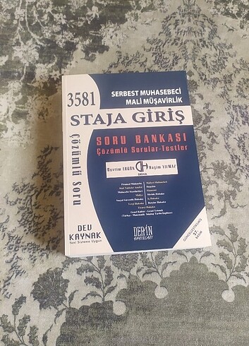 SMMM Staja Giriş Çözümlü Soru Bankası