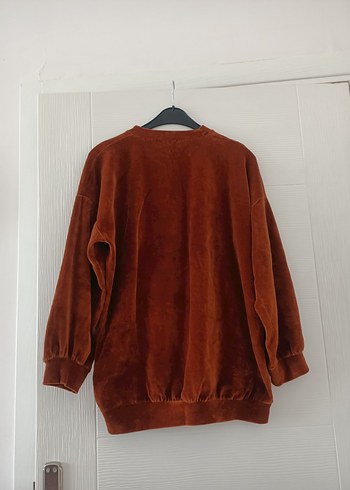 Diğer Kadın Kahverengi kadife Sweatshirt