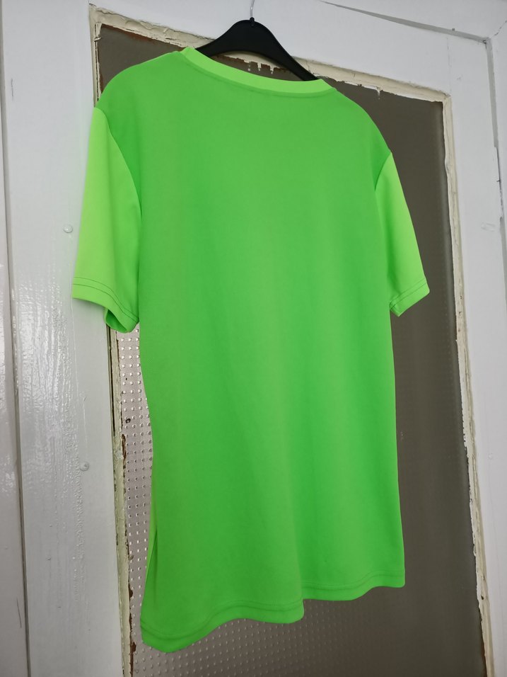 Yeşil Erkek Bisiklet Yaka Kısa Kollu Tişört - Görsel 5