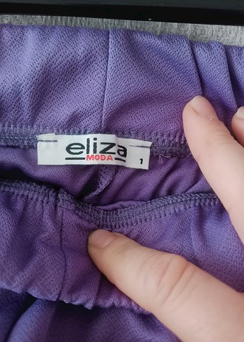 s Beden mor Renk Kadın Mor Streetwear Loose Fit Eşofman Altı