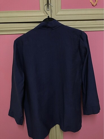 l Beden lacivert Renk Kimono kaftan gömlek tarzı