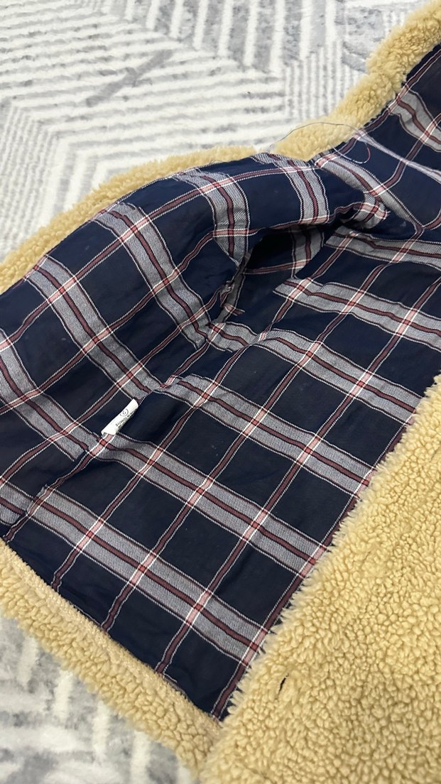 Kahverengi Erkek Çocuk Kürk Detaylı Kaban - Görsel 3