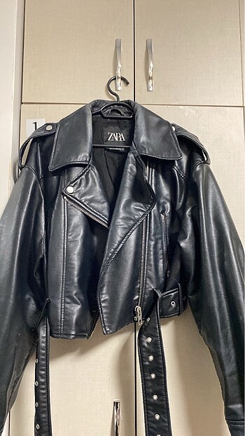 Zara oversize deri ceket