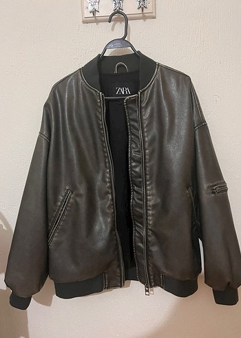Zara Deri Ceket - Görsel 2