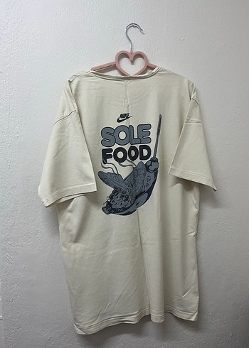 Nike Baskılı Bej Erkek Tişört - Görsel 4