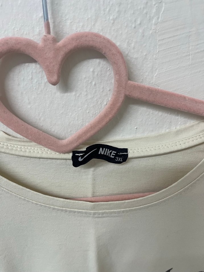 Nike Baskılı Bej Erkek Tişört - Görsel 3